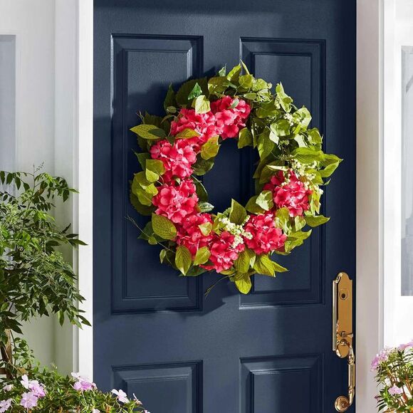Member's Mark 26" Hydrangea & Greenery Spring Wreath - Picture 5 of 5